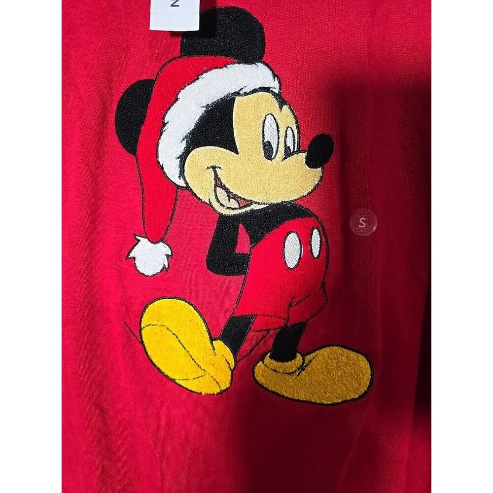 Pacsun Disney Mickey Mouse Sweater Pullover Size Small Red NWT